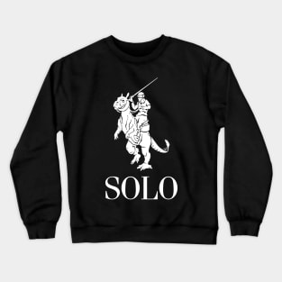 SOLO wht by Tai's Tees Crewneck Sweatshirt